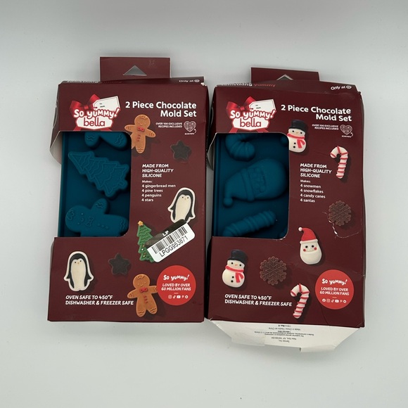2 So Yummy Bella Chocolate Mold Sets - Picture 1 of 7